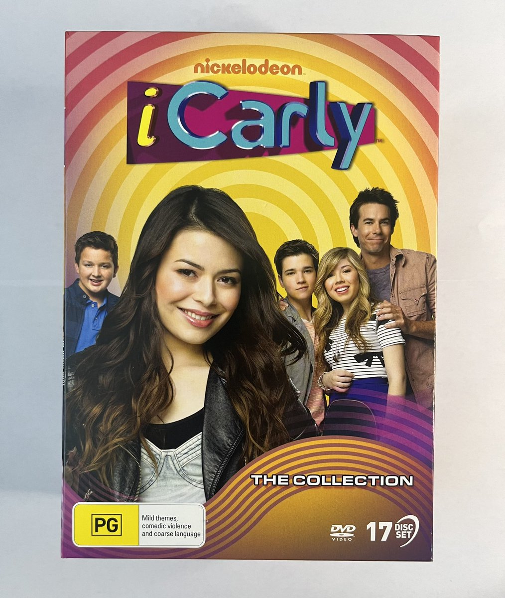 After wanting this for more than 10 years they’ve finally released the complete fifth season on physical media 🙌 #iCarly #TheCollection DVD arrived today in the post! 😁