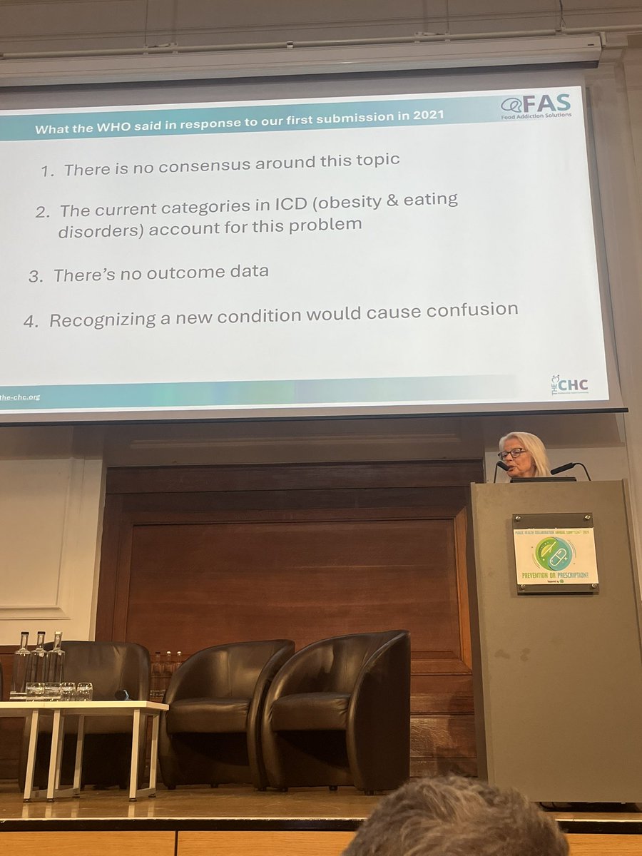 Prof Susan Fairlie RN π (@fairliesusan) on Twitter photo Great to hear <a href="/drjenunwin/">Dr Jen Unwin</a> sharing her progress with getting food addiction recognised as a substance use disorder- so important to ensure further research and treatment options are offered #PHC2025 Great to hear <a href="/drjenunwin/">Dr Jen Unwin</a> sharing her progress with getting food addiction recognised as a substance use disorder- so important to ensure further research and treatment options are offered #PHC2025