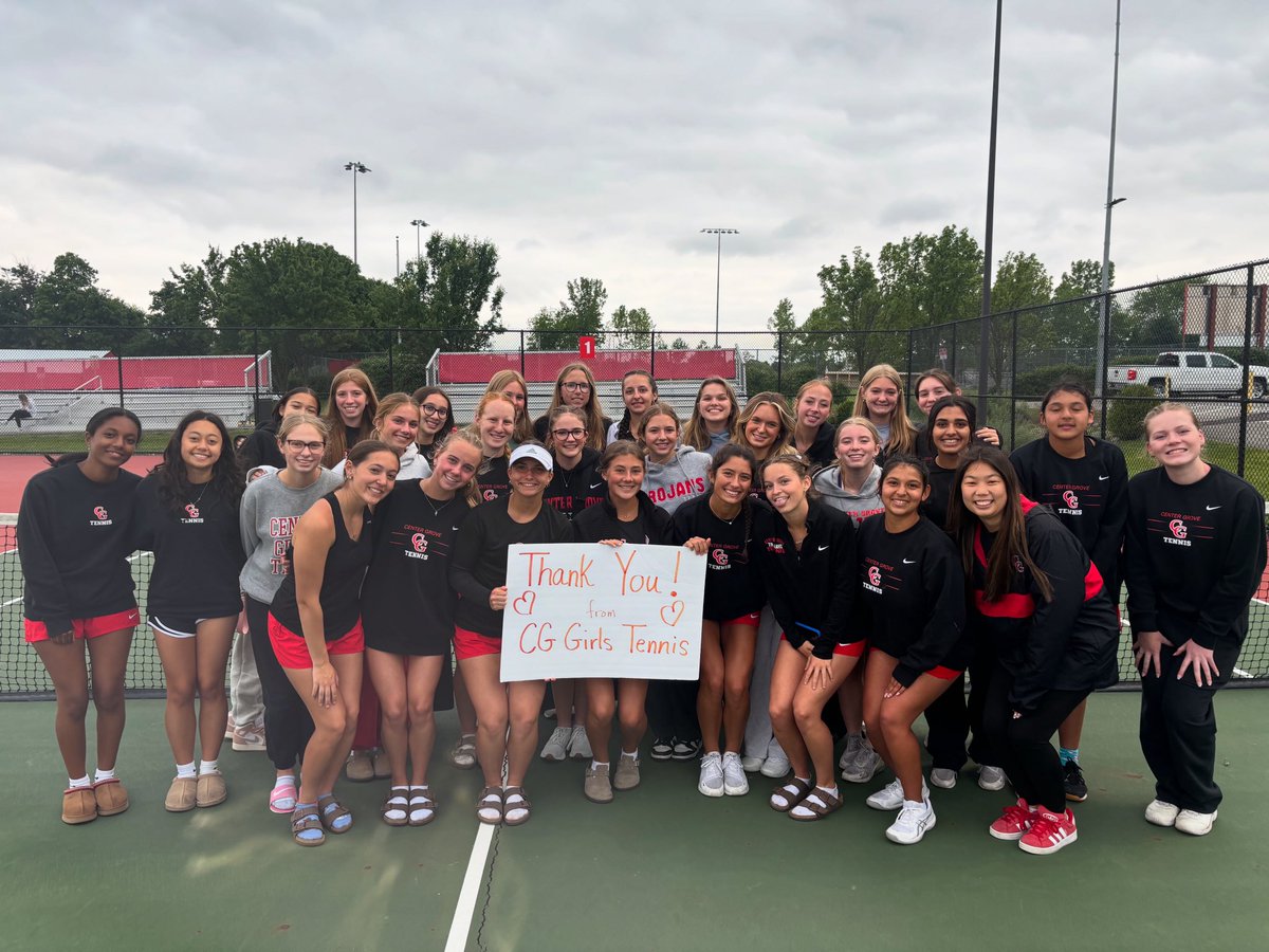 CGSportsNetwork's tweet image. SEMI-STATE FINALS MATCH DAY!

🎾 No. 17 Center Grove
🆚 No. 18 Columbus North
📍 CGHS
🏟️ CG Tennis Center
🗓️ May 31
⏰ 12:00 p.m. ET
🎤 Web stream ihsaatv.org/cgsportsnetwor…