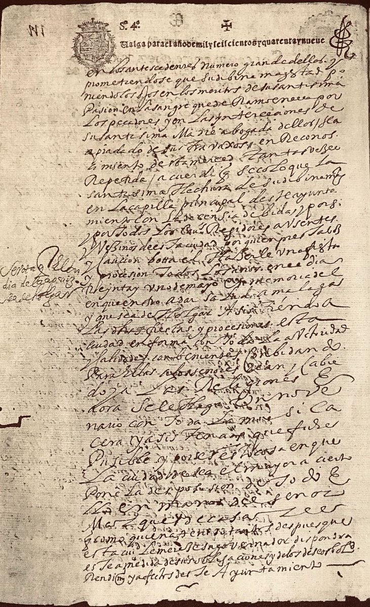 ¡No hay en ciudad alguna médico mejor!

CCCLXXVI aniversario del patronazgo del Santo Cristo de la Salud sobre la ciudad de Málaga y su Ayuntamiento.
#CofradíasMLG