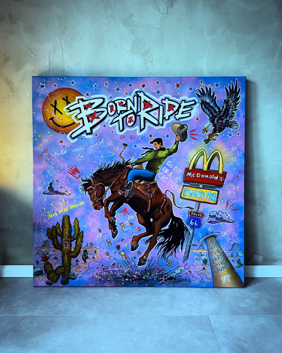 “Some ride for glory. Others ride for freedom.”

New piece. Wild west meets bold mindset.

It’s about standing tall, breaking rules, and doing things your way.

Follow along → nnoir.studios on instagram.

#NikolaiNoir #PopArt #ModernCowboy #MindsetArt #BoldVisuals #nnoirstudios