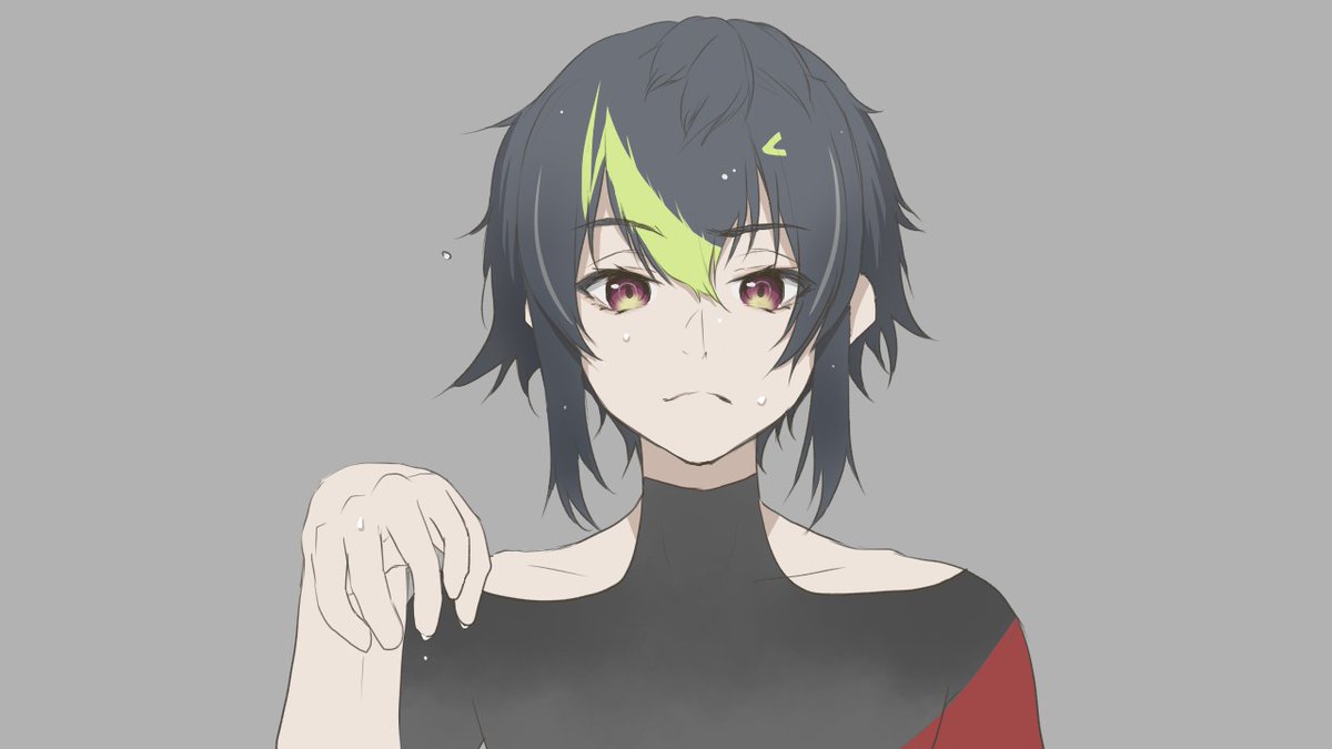 kaiz31_2's tweet photo. 雨に濡れたら髪がストレートになるのかなかわいいなと思い（ながら描いたけどあんまりスト���ートにならなかったかも！）
#絵ライぞ伊波 https://t.co/xgklw0qrWj