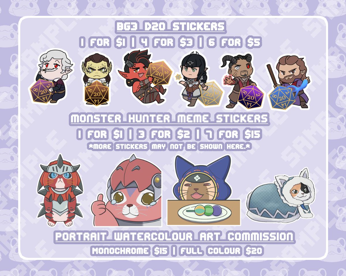 SabDrawsArt's tweet image. Boothing at DDAM 2025 in Singapore!

I will be boothing with my friends under S.W.V Crafts at Table D26!

Feel free to check out what I have in store and see you there!

#boothing #event #merch #anime