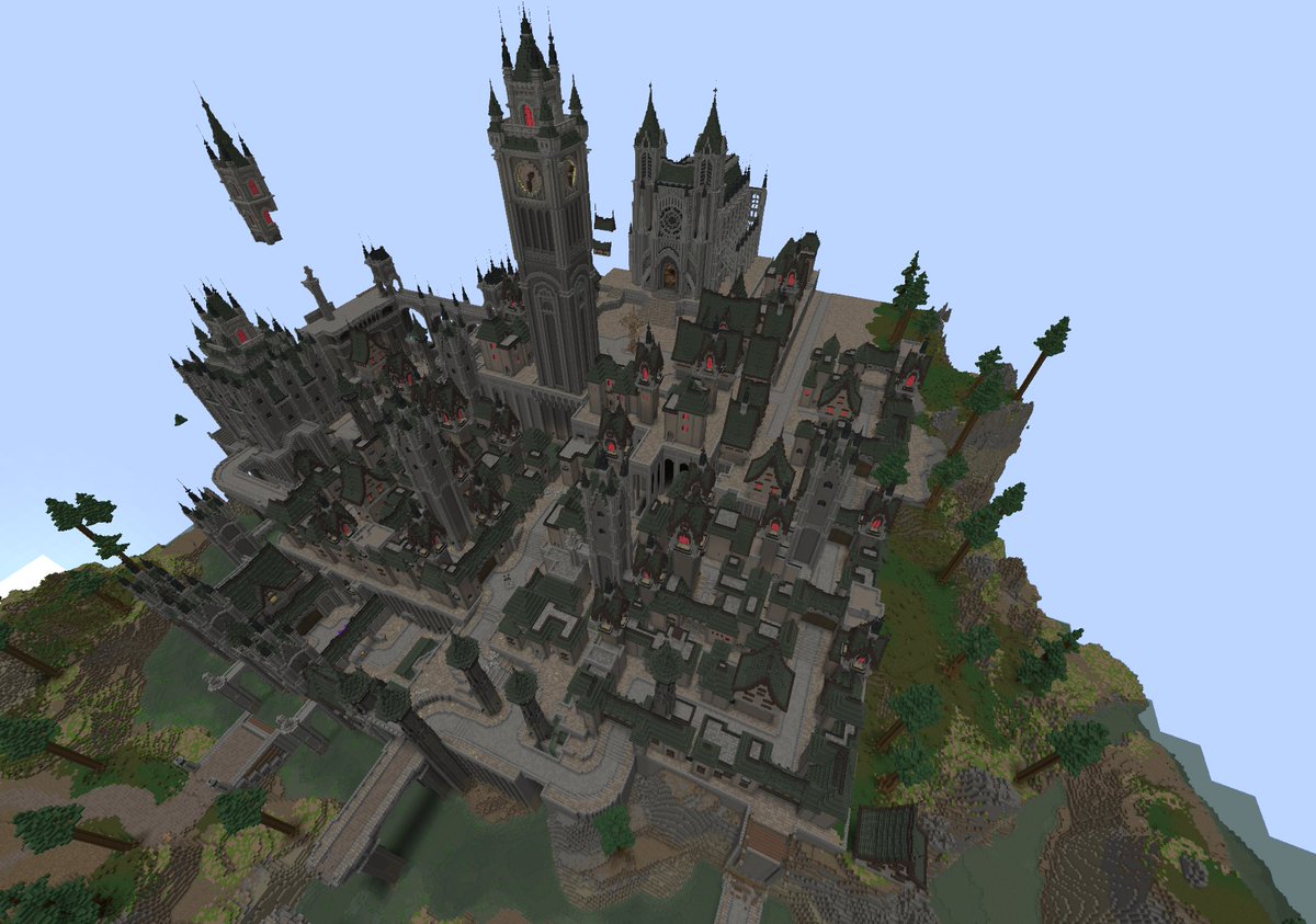 #TBT to when I was just starting working on the <a href="/TerasHD/">TerasHD</a> for the "I made Your Drawings #9" build ~ youtu.be/1ndCokDEs7g?si… which I then also reworked for youtu.be/LStq1V94rPA?si…

The Cathedral in the back was my favorite piece, and also the first building I made here

#minecraft