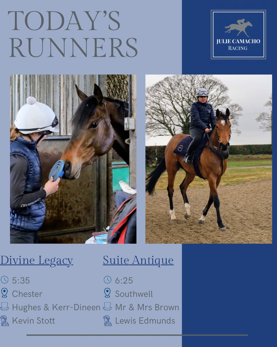 7 runners today. Good luck to connections!