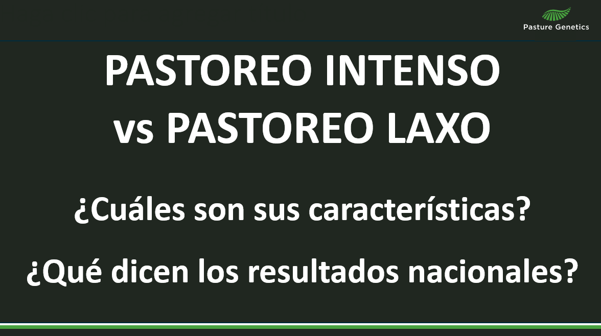 PASTOREO INTENSO vs PASTOREO LAXO de gramíneas perennes y anuales templadas:
¿Cuáles son sus principales características?
¿Qué dicen los resultados nacionales?
Hilo 1/10