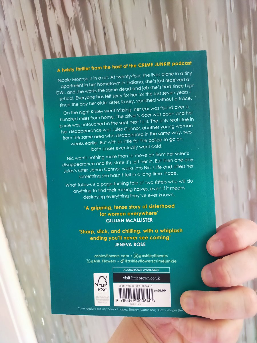 Hannah | Echoesinanemptyroom (@bookbloghannah) on Twitter photo Book post: The Missing Half by <a href="/Ash_Flowers/">Ashley Flowers</a>
Out 5th June
Thank you to Gabrille <a href="/LittleBrownUK/">Little, Brown UK</a> for sending me a copy
#TheMissingHalf Book post: The Missing Half by <a href="/Ash_Flowers/">Ashley Flowers</a>
Out 5th June
Thank you to Gabrille <a href="/LittleBrownUK/">Little, Brown UK</a> for sending me a copy
#TheMissingHalf