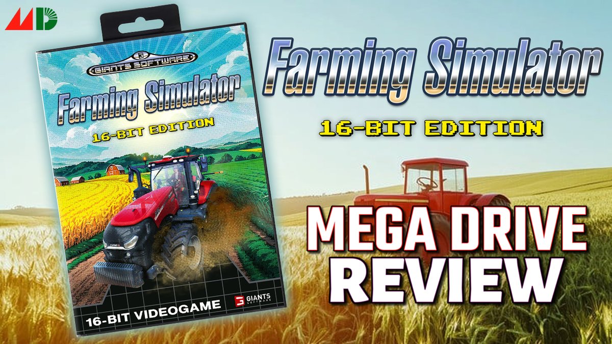 onaretrotip's tweet image. Checking out Farming Simulator: 16 bit edition on a physical cart for Mega Drive / Genesis. Surprised at how much I enjoyed this game actually. Crazy that they've done this!
youtube.com/watch?v=x1yeId…
#sega #farmingsimulator #segagenesis #megadrive