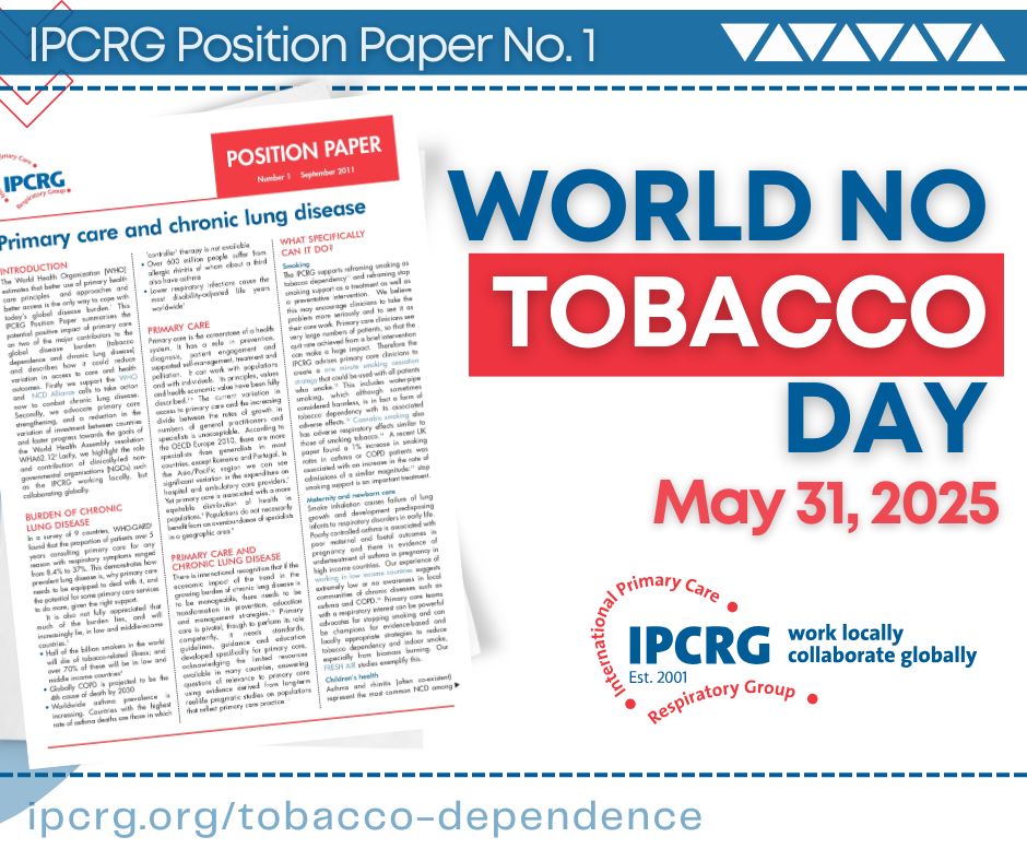 This 2-page Position Paper summarises the potential positive impact of primary care on two of the major contributors to the global disease burden (tobacco dependence and chronic lung disease).

Learn more at:

buff.ly/6FC0m2h

#FRESHAIR4Life