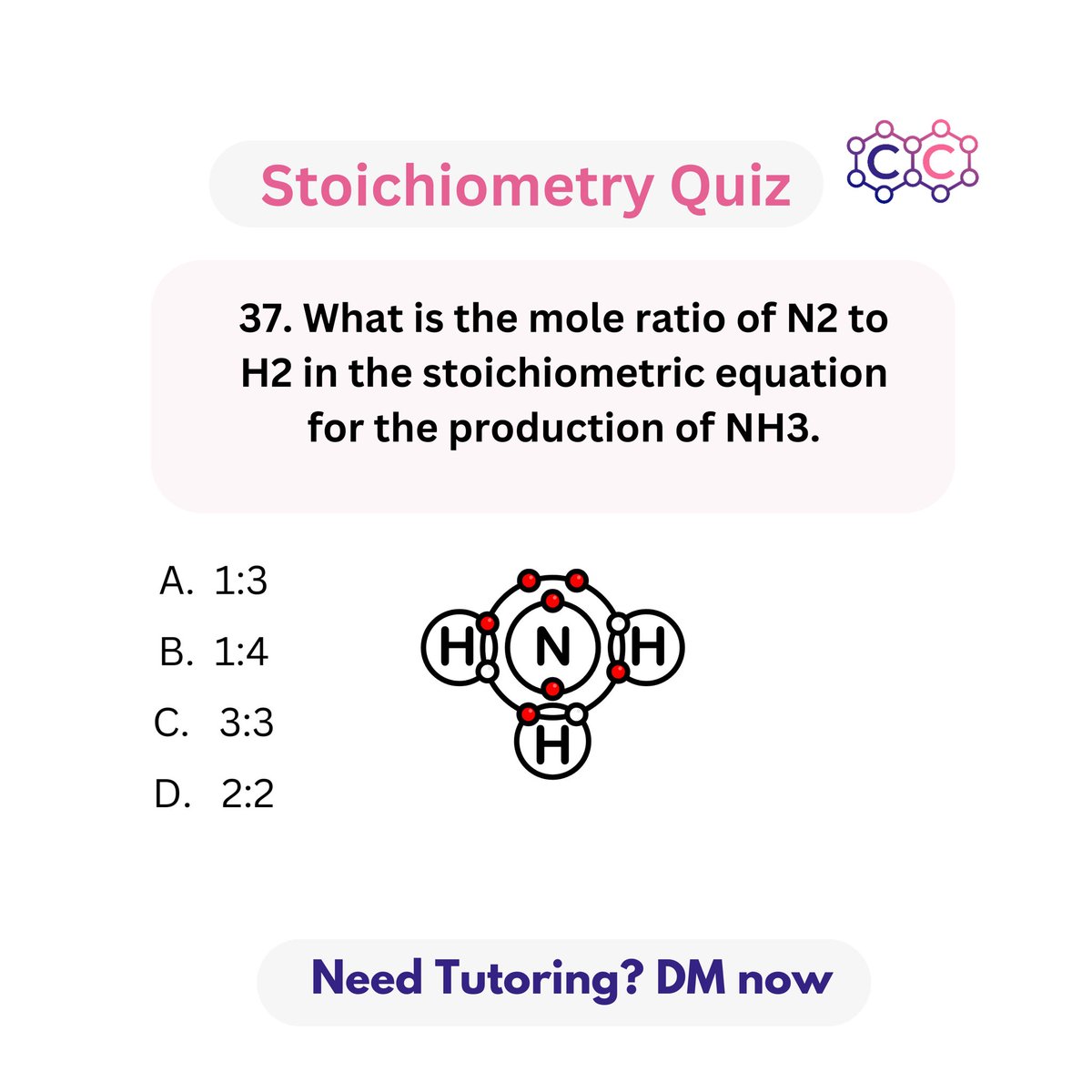 copy_chemistry's tweet image. Struggling with Mole Ratios? 🧪 Master Stoichiometry in 3 Steps! | Free Problem Walkthrough + Quiz @ CopyChemistry.com

Stoichiometry #ChemistryHelp #MoleCalculations #STEMtutor  
#ChemistryQuiz #StudyWithMe #APChem #LearnChemistry