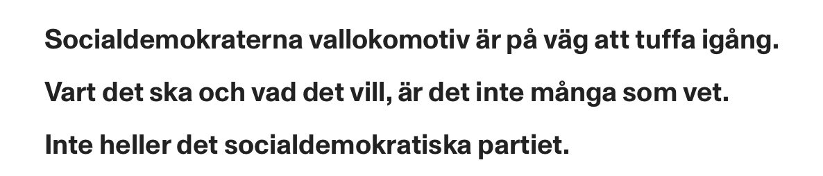 Aftonbladet gör samma iakttagelse: