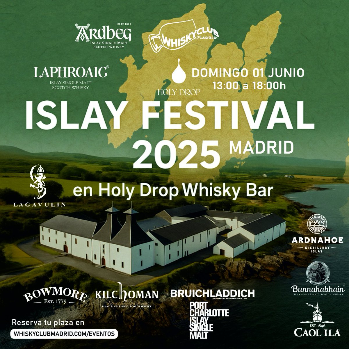 #islayfestival #Madrid #HolyDropWhiskyBar