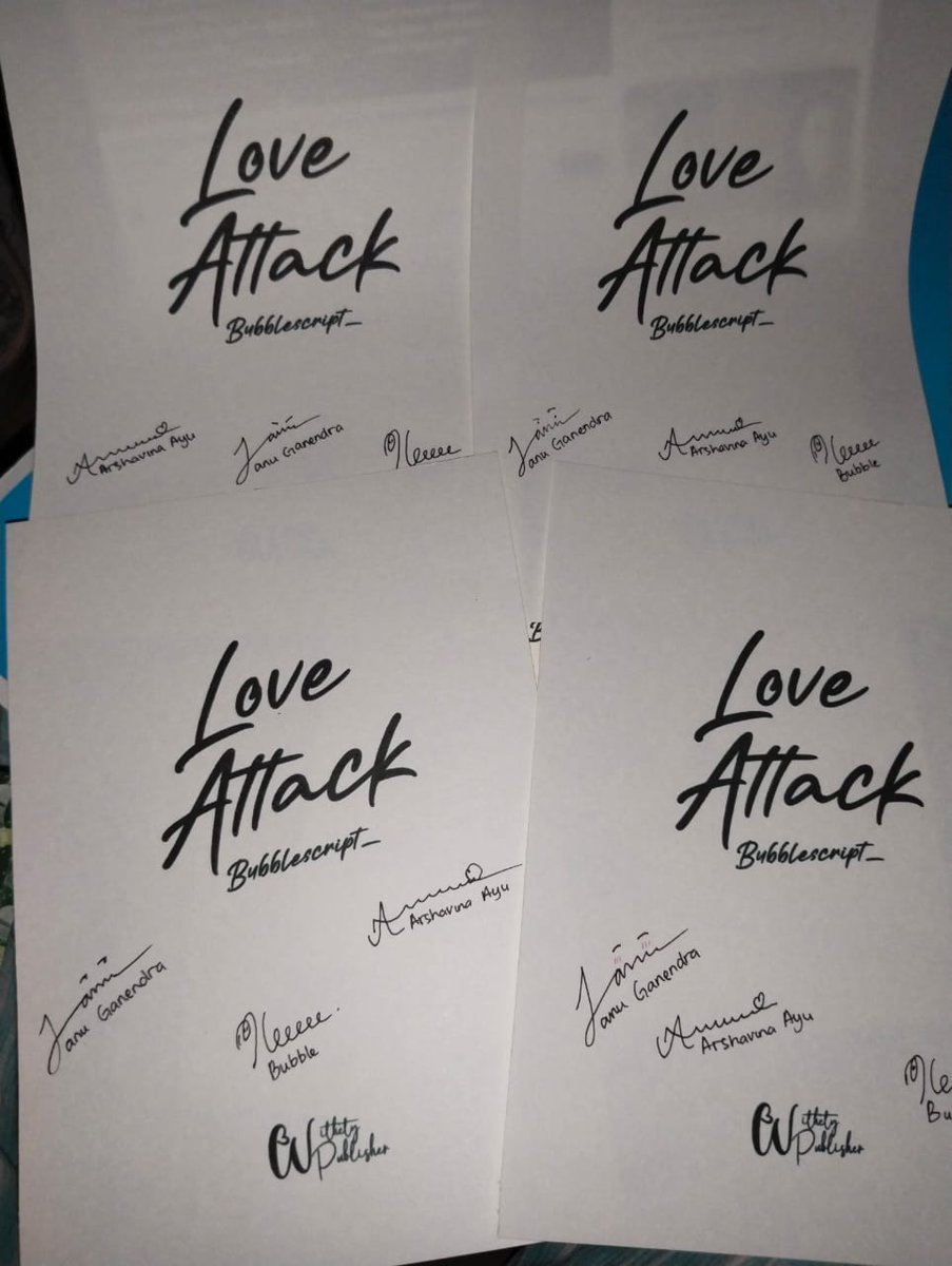 Love Attack by <a href="/bubblescript_/">Ayꔫ</a> 
PO 28 Mei-04Juni 2025

Tinggal empat hari lagi‼️

Cuss CO jangan sampai kehabisan voucher potongan harganya.