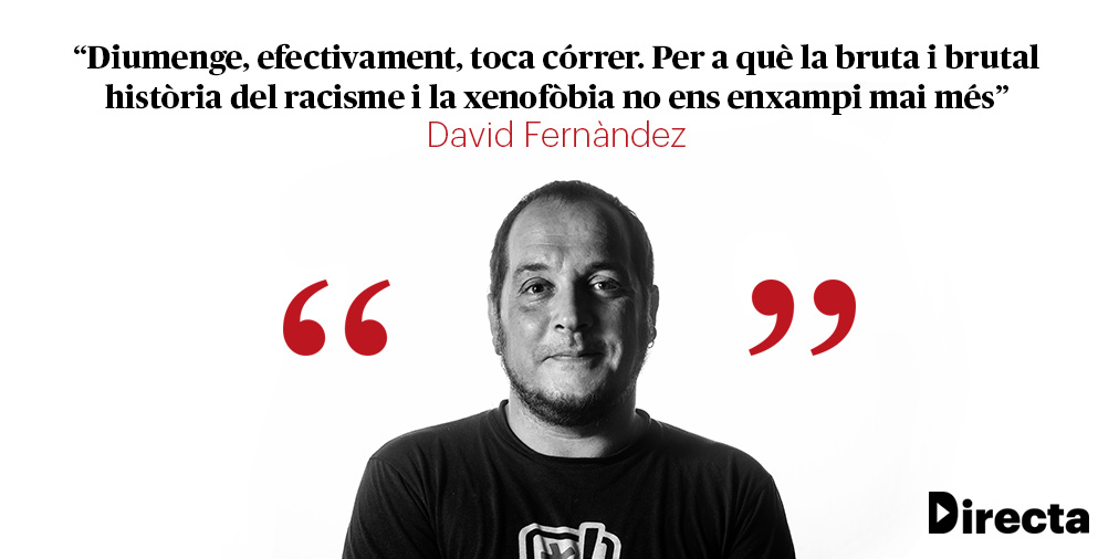 Directa (@la_directa) on Twitter photo #OPINIÓ | Córrer per no ofegar-se en cinc metres directa.cat/correr-per-no-… La columna d'<a href="/HiginiaRoig/">David Fernàndez 💚✊🏿</a> amb motiu de la primer cursa antiracista a Barcelona #OPINIÓ | Córrer per no ofegar-se en cinc metres directa.cat/correr-per-no-… La columna d'<a href="/HiginiaRoig/">David Fernàndez 💚✊🏿</a> amb motiu de la primer cursa antiracista a Barcelona