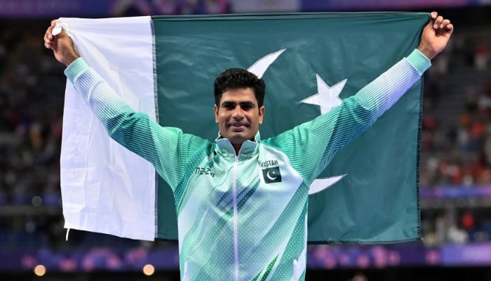 DI313_'s tweet photo. BREAKING :🚨 Arshad Nadeem wins GOLD medal at Asian Athletics Championship with a final throw of 86.40m. https://t.co/yJHP3xgkJC