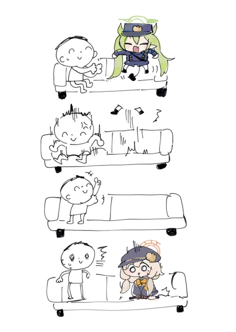 #今月描いた絵を晒そう
ブルアカ 