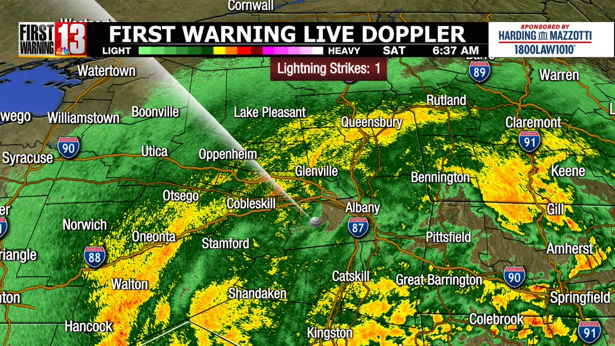 Tim Drawbridge (@tim_drawbridge) on Twitter photo ***UPDATE at 638am - Monday, May 31 <a href="/WNYT/">WNYT NewsChannel 13</a> ***
First Warning Live Doppler Radar shows the story for your Saturday.
How warm or cold?
Wind will be an issue, too?
Join me and <a href="/chrisonorato/">Chris Onorato</a> who's in for <a href="/AllysonHoy/">Ally Hoy</a> on Weekend Today through 9am. ***UPDATE at 638am - Monday, May 31 <a href="/WNYT/">WNYT NewsChannel 13</a> ***
First Warning Live Doppler Radar shows the story for your Saturday.
How warm or cold?
Wind will be an issue, too?
Join me and <a href="/chrisonorato/">Chris Onorato</a> who's in for <a href="/AllysonHoy/">Ally Hoy</a> on Weekend Today through 9am.