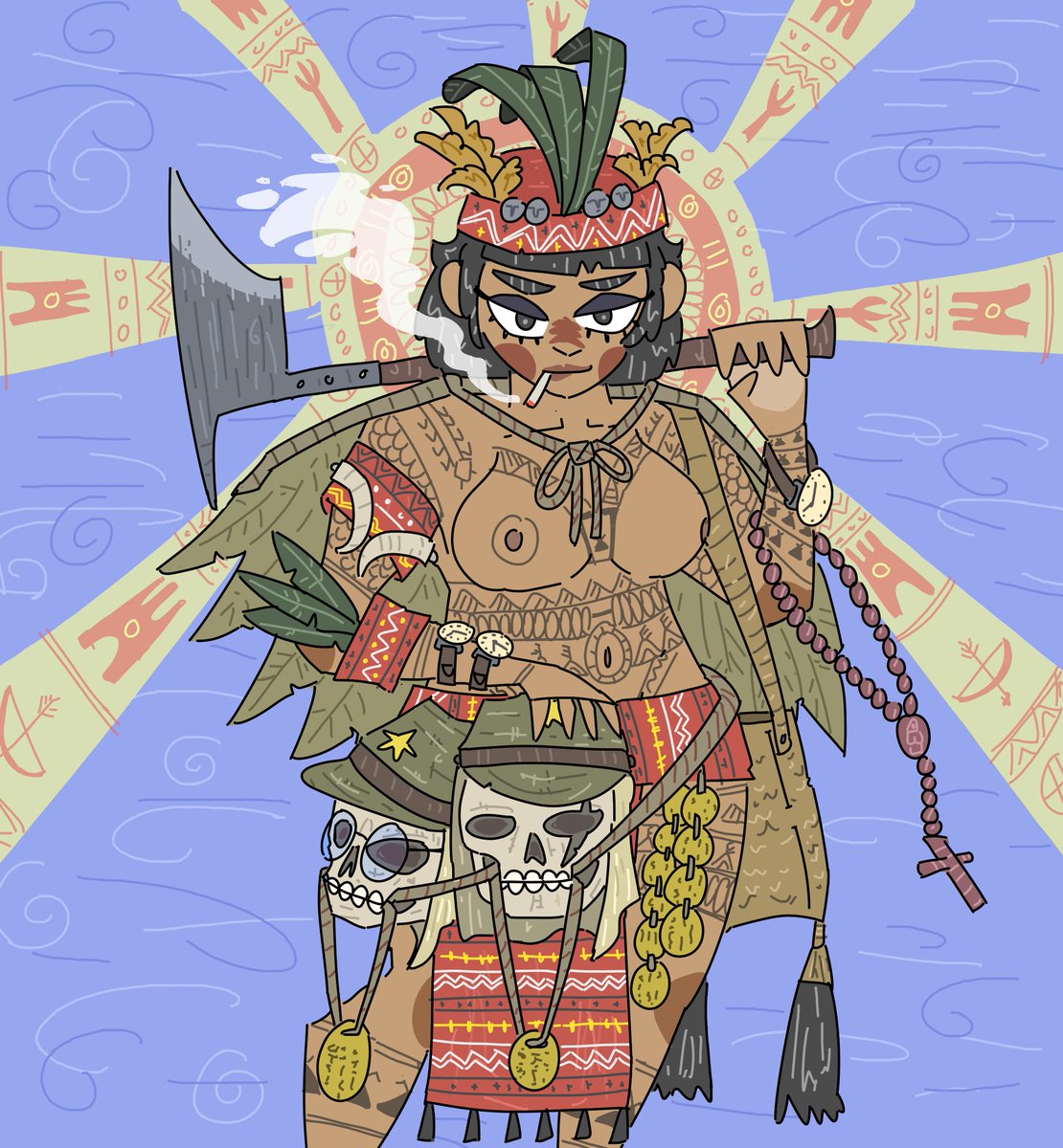 Igorot headhunter during the Japanese occupation