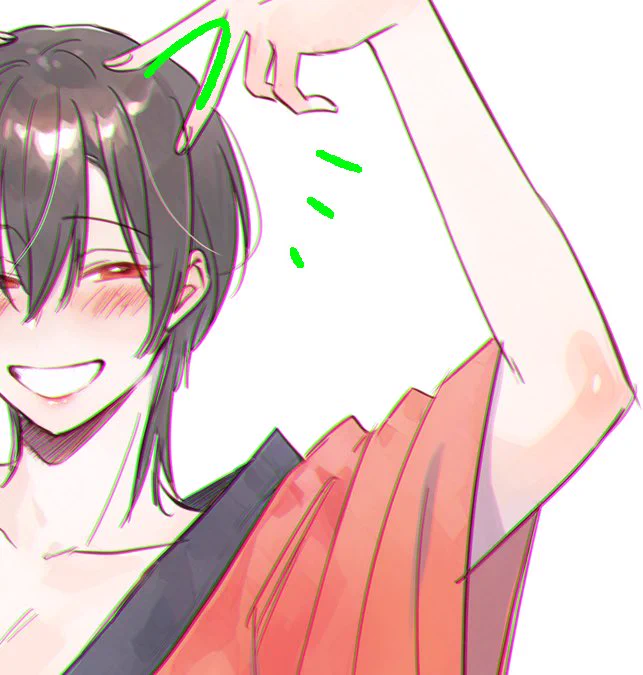 >RP 今週もらくがきしてます猫耳ピース