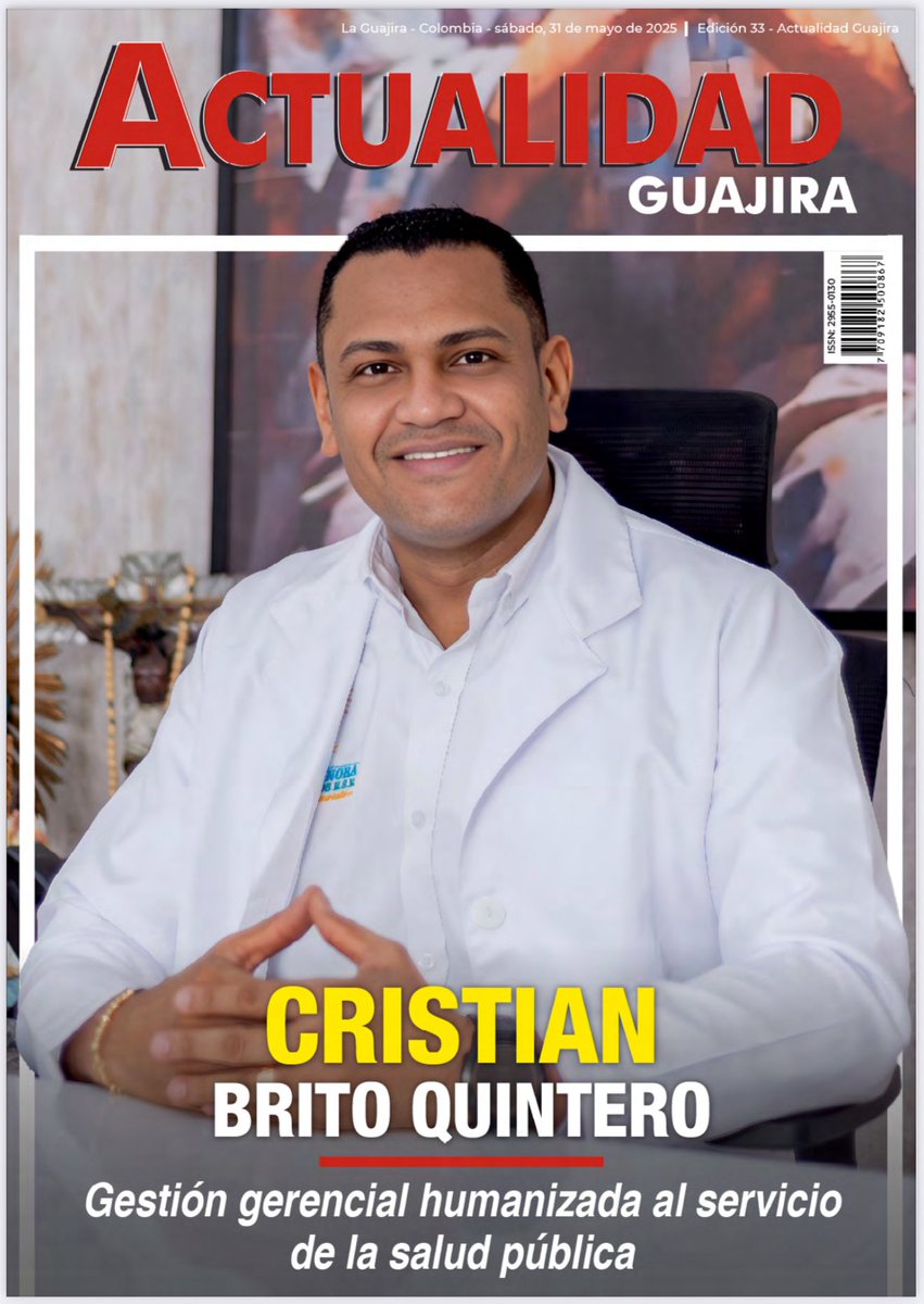 ☀️¡Buenos días! 🌐 Te  invitamos a descargar una nueva edición de nuestra revista Actualidad Guajira, la cual circula desde este sábado 31 de mayo ⬇️ 

Disfrútala aquí:

guajiranews.com/ediciones-actu…