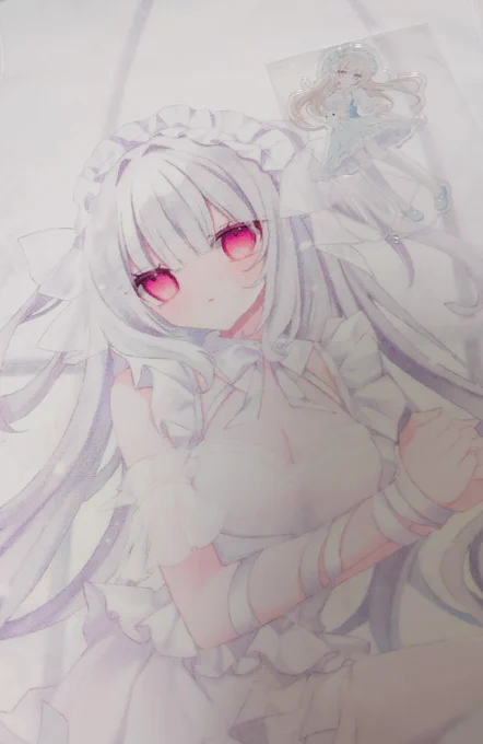 フェイスタオルとアクスタ実物写真 ૮꒰˵• ﻌ •˵꒱ა