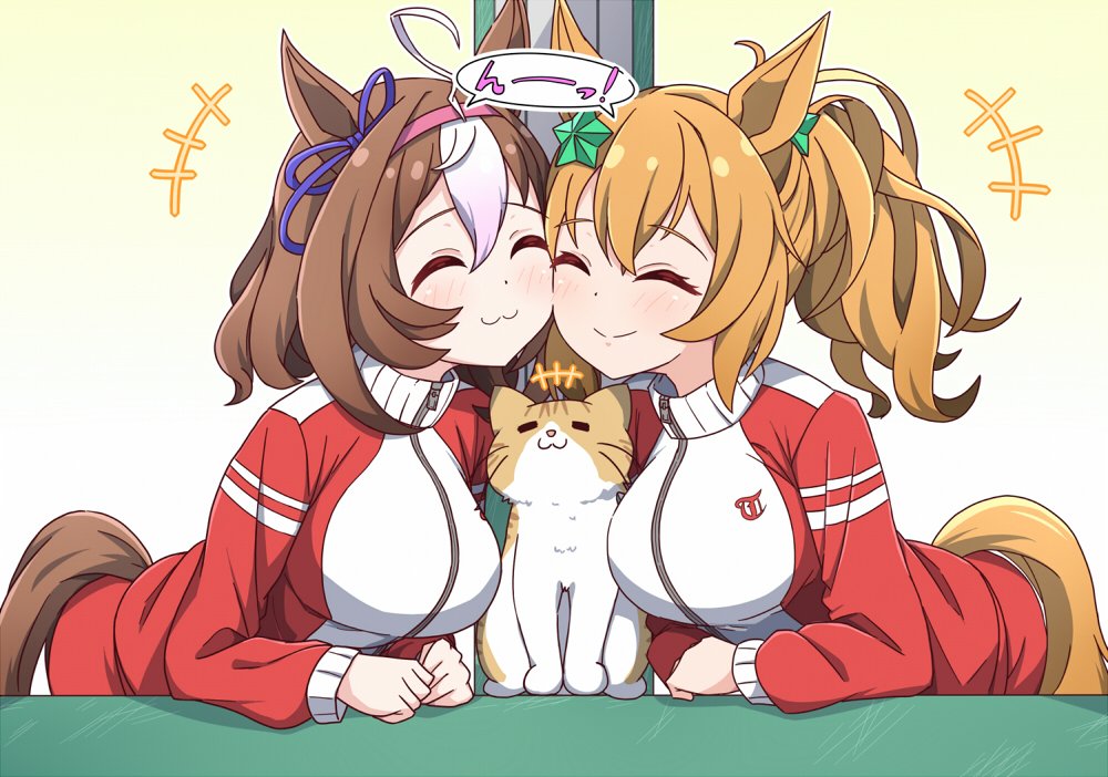 メイショウドトウ(ウマ娘) ,タイキシャトル(ウマ娘) 「なかよしトリオ」|ヒロ＠skeb募集中のイラスト