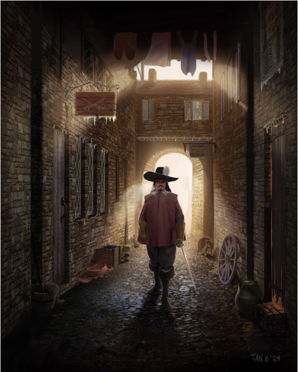 #HistFicMay
Day 31 - My next book

I have a few underway, including Books 3 &amp; 4 of Lord's Learning, and Book 1 of Lord's Legend.
I am also involved in a couple of 80/30 Years' War based co-author projects.
A lot going on!

Here's a final picture by <a href="/Ian_Bristow/">Ian Bristow</a> for you to enjoy!