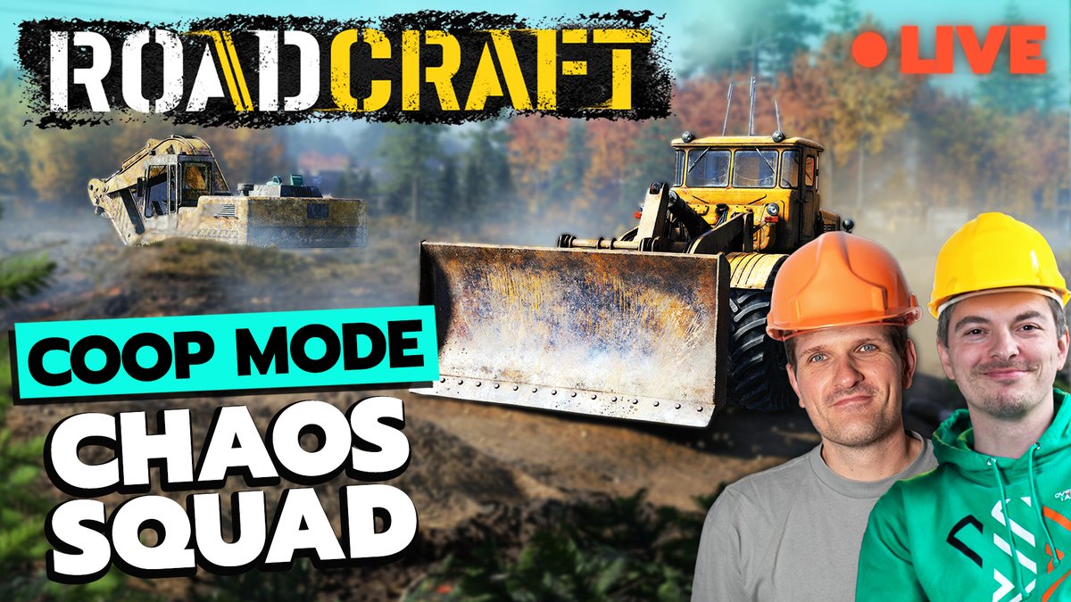 Four majorly underqualified #simracing nerds adored their hi-viz vests and orange hard hats for a few hours of the newly released <a href="/PlayRoadCraft/">RoadCraft</a>! 

Check out what we thought of the co-op mode down below! 

overtake.gg/news/rewatch-r…