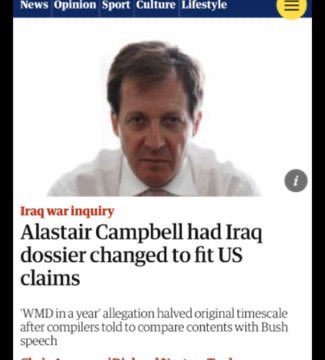 Neale13449David's tweet photo. @campbellclaret Only a two word tweet Campbell. Will we never hear from you again. Oh God, I sincerely hope so 🤞 #dodgydossier #wmd #Iraq2003 https://t.co/uQP670IM4N