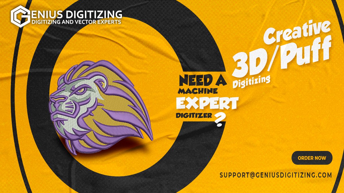 GeniusDigitizng's tweet image. Give your designs depth with #3DPuffDigitizing! Stand out with bold, raised embroidery that commands attention.
#3DDigitizing #PuffDigitizing #embroiderydigitizing #customembroiderydigitizing #logodigitizing