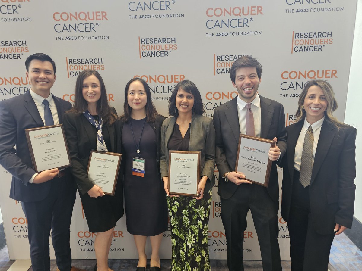 Johns Hopkins Hematology and Oncology Fellowship (@hopkins_hemonc) on Twitter photo The future of medical oncology is brighter than ever #ASCO2025
<a href="/marinabaretti/">Marina Baretti</a> <a href="/kamarroneMD/">Kristen A. Marrone, MD</a> <a href="/KaiLiangMD/">Kai-li Liang</a> <a href="/pdzavras/">Phaedon Zavras</a> The future of medical oncology is brighter than ever #ASCO2025
<a href="/marinabaretti/">Marina Baretti</a> <a href="/kamarroneMD/">Kristen A. Marrone, MD</a> <a href="/KaiLiangMD/">Kai-li Liang</a> <a href="/pdzavras/">Phaedon Zavras</a>