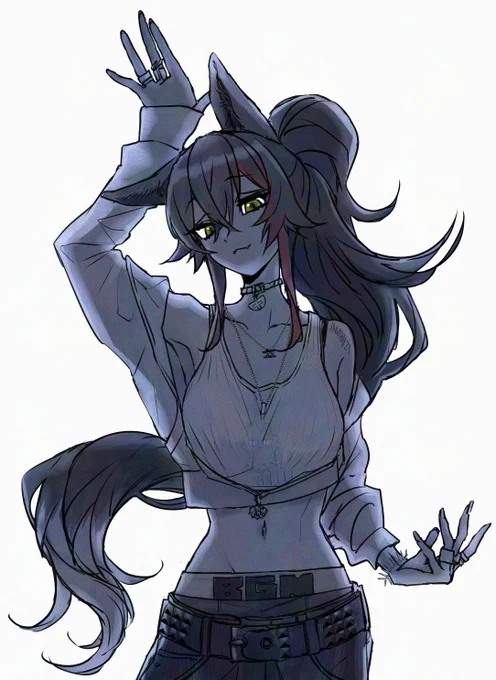 タンクトップみぉ～ん #みおーん絵
