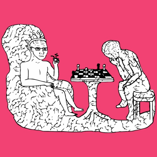 thetravelergame's tweet photo. How I feel myself when I am thinking about good mechanics and lore for Chess Revolution 🧠
#Chess #ChessMeme #indiedev #GameDev https://t.co/AXljfK528j