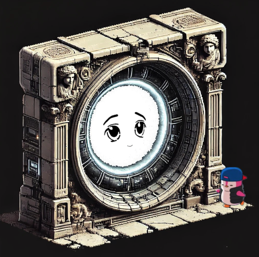 flayer_io's tweet photo. In the stillness of night,  

a forgotten portal reawakens.  

Who will be the first to step into the gate? https://t.co/IwRTb4yDBY