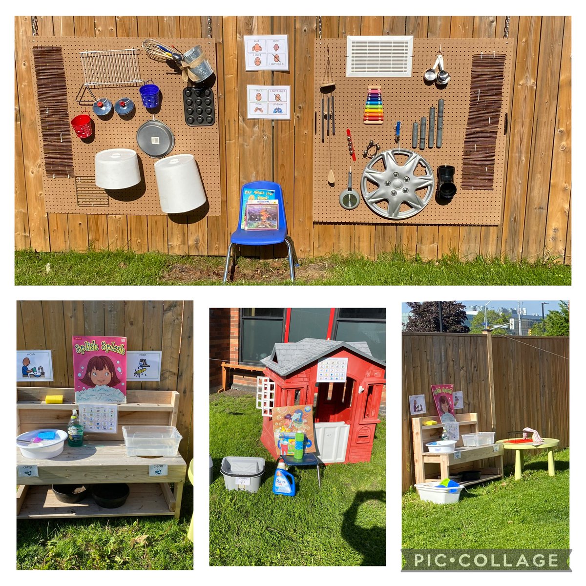 Thanks Mrs. G for creating an amazing sound wall to add to our outdoor classroom.