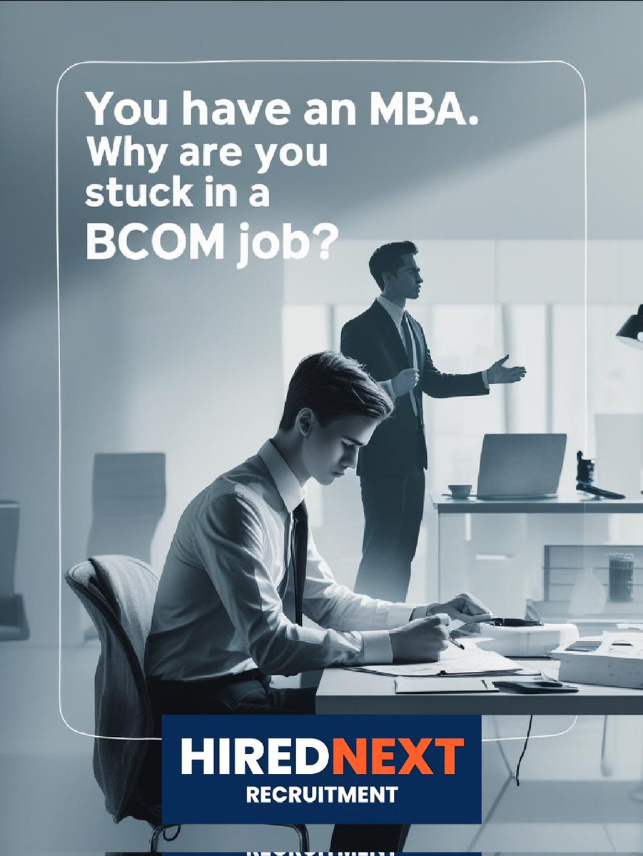 Hired_Next's tweet photo. Underemployment Is the Silent Career Killer We’re Not Talking About
“I have a job. But I feel invisible.”
That’s the harsh truth of underemployment, when your work doesn’t reflect your skills, experience, or ambition. https://t.co/6o23qKE5xd