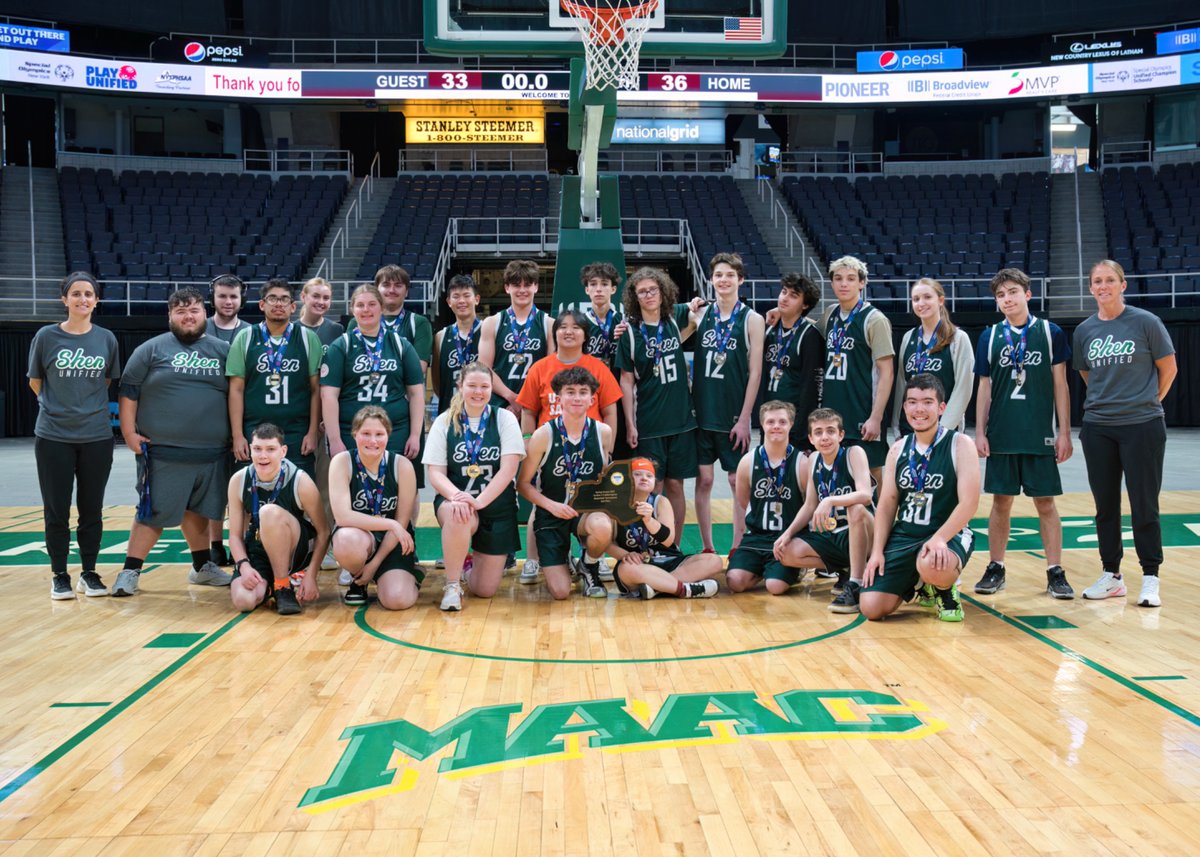Shen Unified Sports (@shenunified) on Twitter photo Ended our season at the MVP Arena! Tough loss to Cohoes in a back and forth game. Thank you <a href="/UnifiedSportsNY/">Unified Sports NY</a> & <a href="/NYSPHSAA/">NYSPHSAA</a> for believing in inclusion. Unified Sports is life changing! #inclusion #shenpride <a href="/ShenAthletics/">ShenAthletics</a> <a href="/galadore/">Coach Galarneau</a> Ended our season at the MVP Arena! Tough loss to Cohoes in a back and forth game. Thank you <a href="/UnifiedSportsNY/">Unified Sports NY</a> & <a href="/NYSPHSAA/">NYSPHSAA</a> for believing in inclusion. Unified Sports is life changing! #inclusion #shenpride <a href="/ShenAthletics/">ShenAthletics</a> <a href="/galadore/">Coach Galarneau</a>