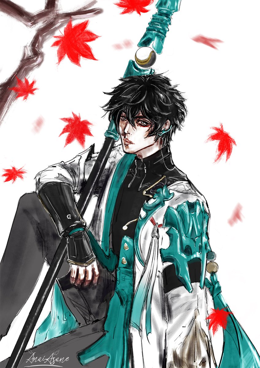 AnaiAsane's tweet photo. 🍁 #DanHeng #HonkaiStarRail  #fanart https://t.co/FuNNfbhgBV