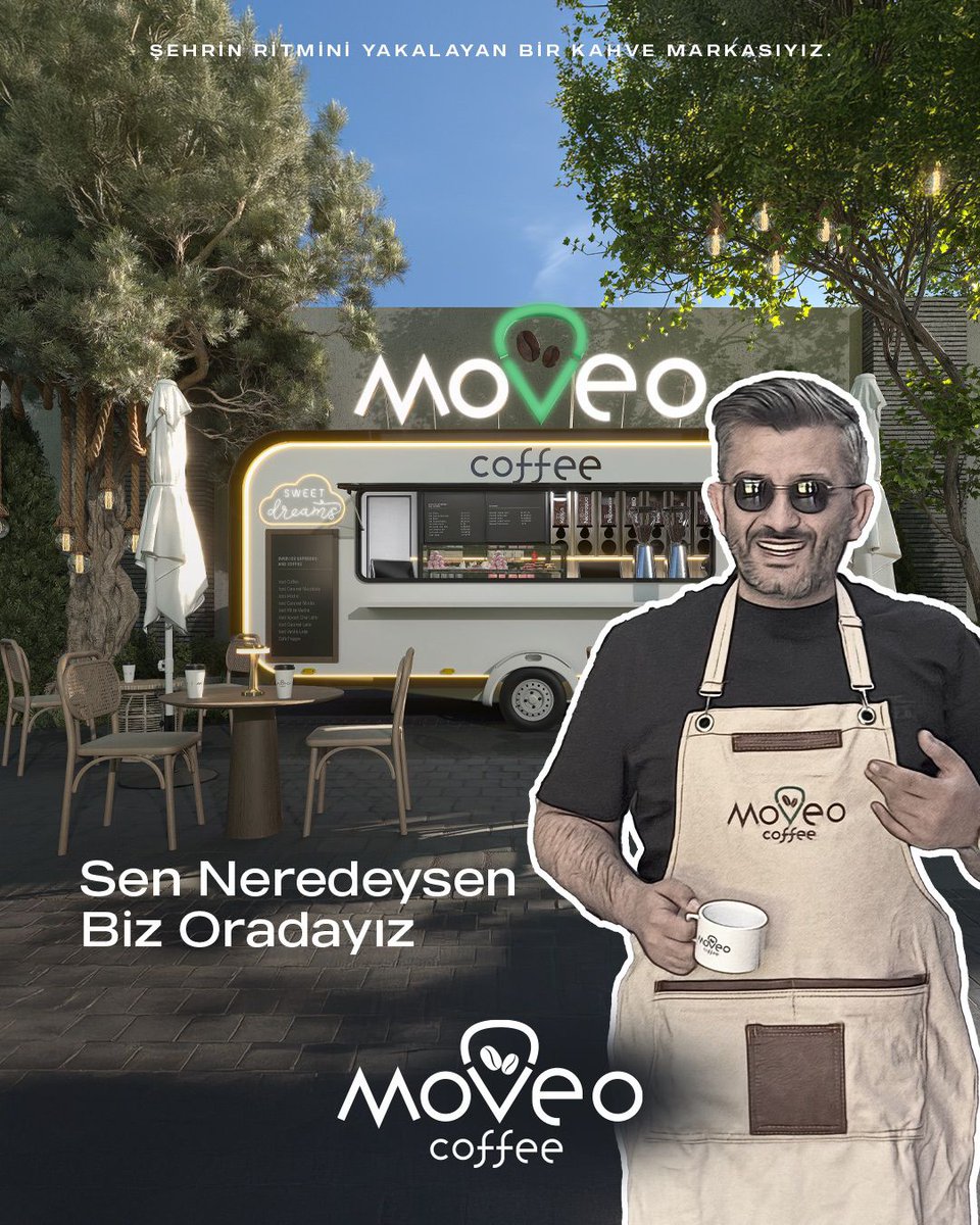 TÜRKİYE’nin İLK KARAVAN KAFE ZİNCİRİ KURULUYOR
Türkiye’de girişimcilik ve mobil yaşam trendleri yükselişteyken, girişimci Savaş Velioğlu, ülkenin ilk karavan kafe zinciri olacak olan, 
Moveo Coffee markasını kurma yolunda önemli adımlar attı
Hayırlı olsun <a href="/savasvelioglu/">Savaş Velioğlu</a>