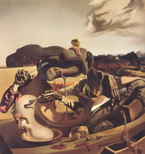Autumnal Cannibalism, 1936 #artbots #dali