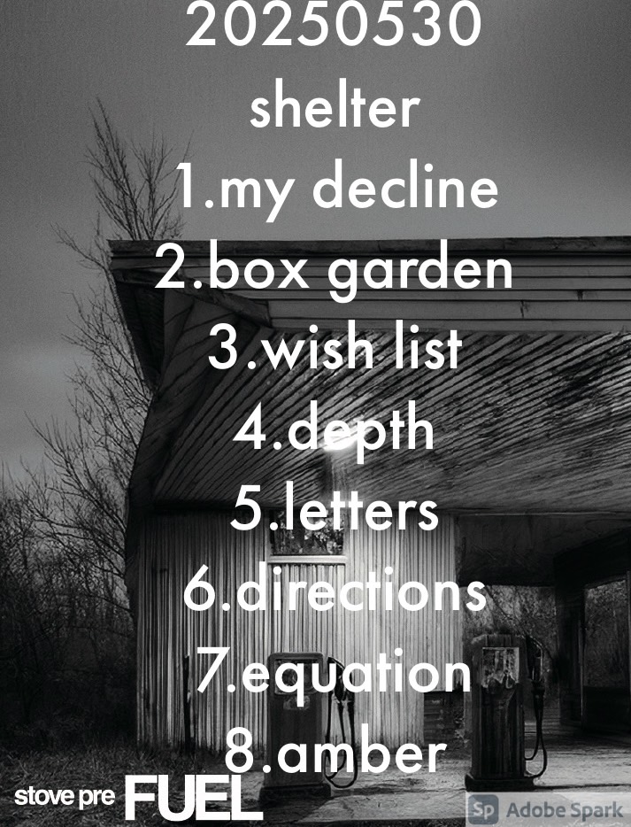2025.5.30(fri) 下北沢SHELTER
stove presents “FUEL” set list