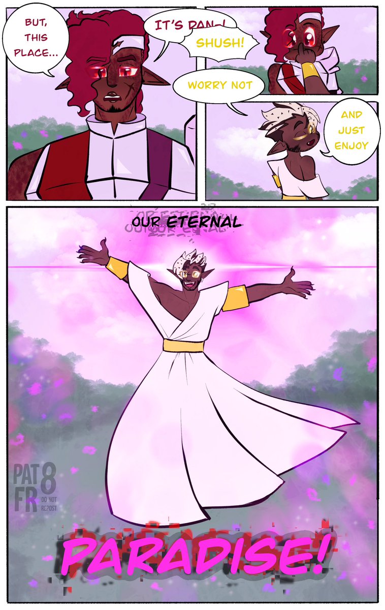 PatFR8's tweet image. Lies in Paradise 

[1/4]

Today is my birthday and this is my gift, I am not sorry

#cookierunkingdomfanart #WildberryCookie #crunchychipcookie #wildchip