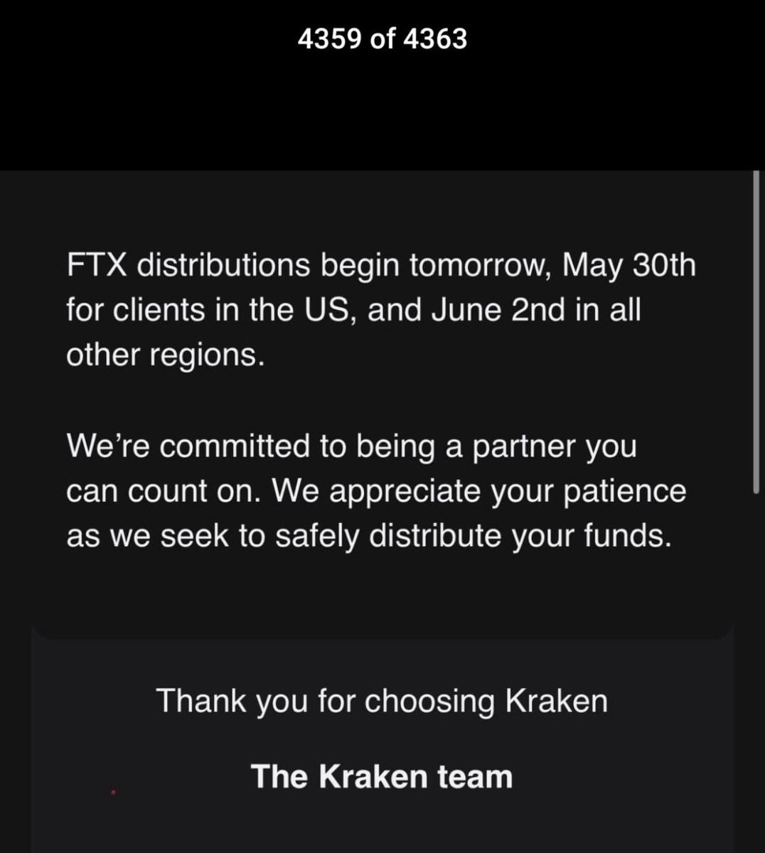 Sunil (FTX Creditor Champion) tweet media