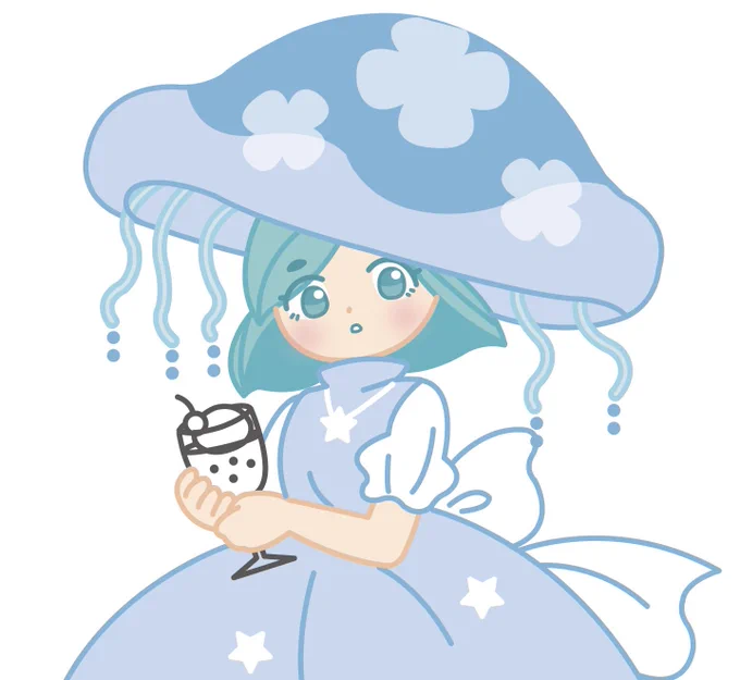 展示する絵を描いてる