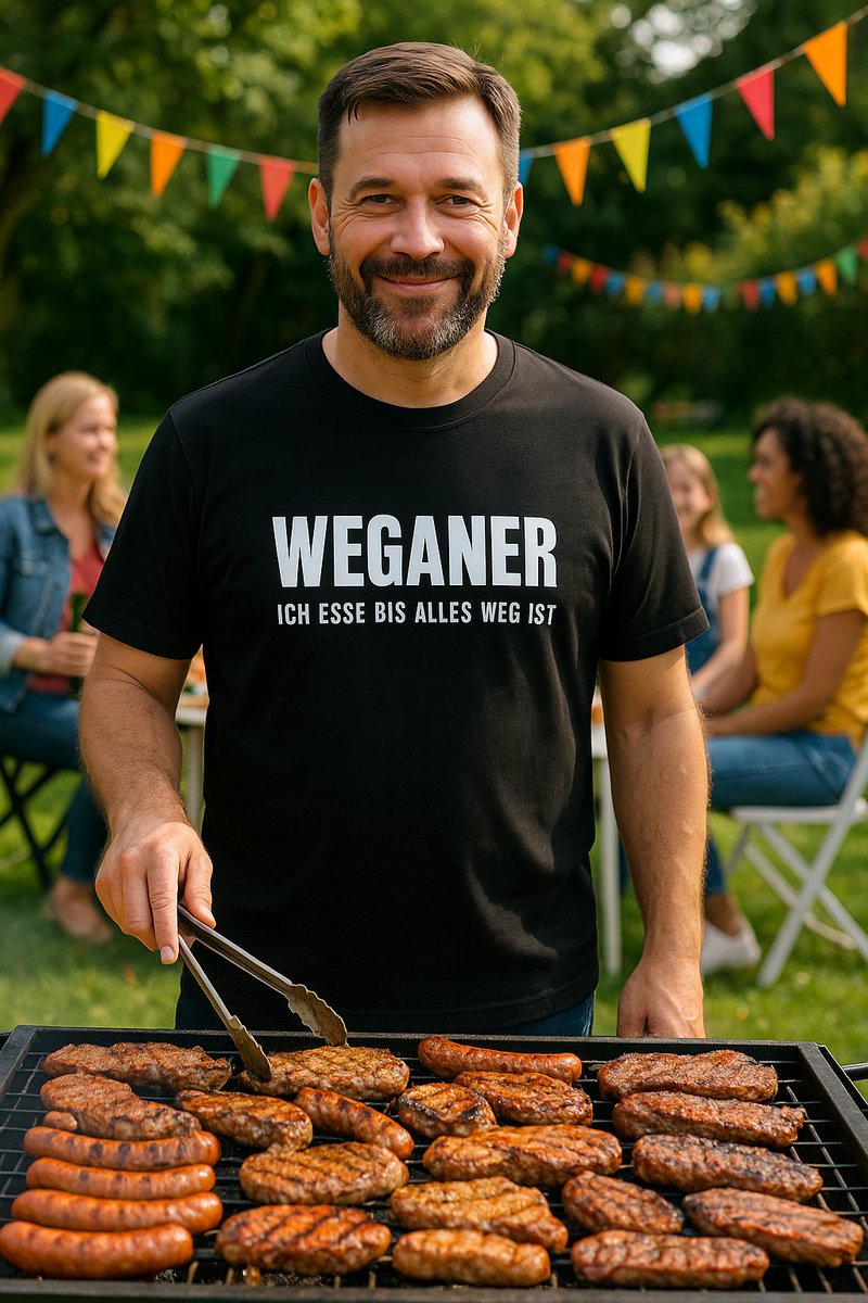 funstuffhq's tweet image. Egal ob Grillerei, Buffet oder Büroküche – dieses Shirt macht sofort klar: Du bist erst fertig, wenn wirklich nichts mehr da ist.  
🛒 Jetzt reinhauen:
funstuff.at/products/wegan… 

#WitzigeShirts #FunStuffAT #WeganerDeluxe #IronieZumAnziehen #SarkasmusStyle #LustigeGeschenke…