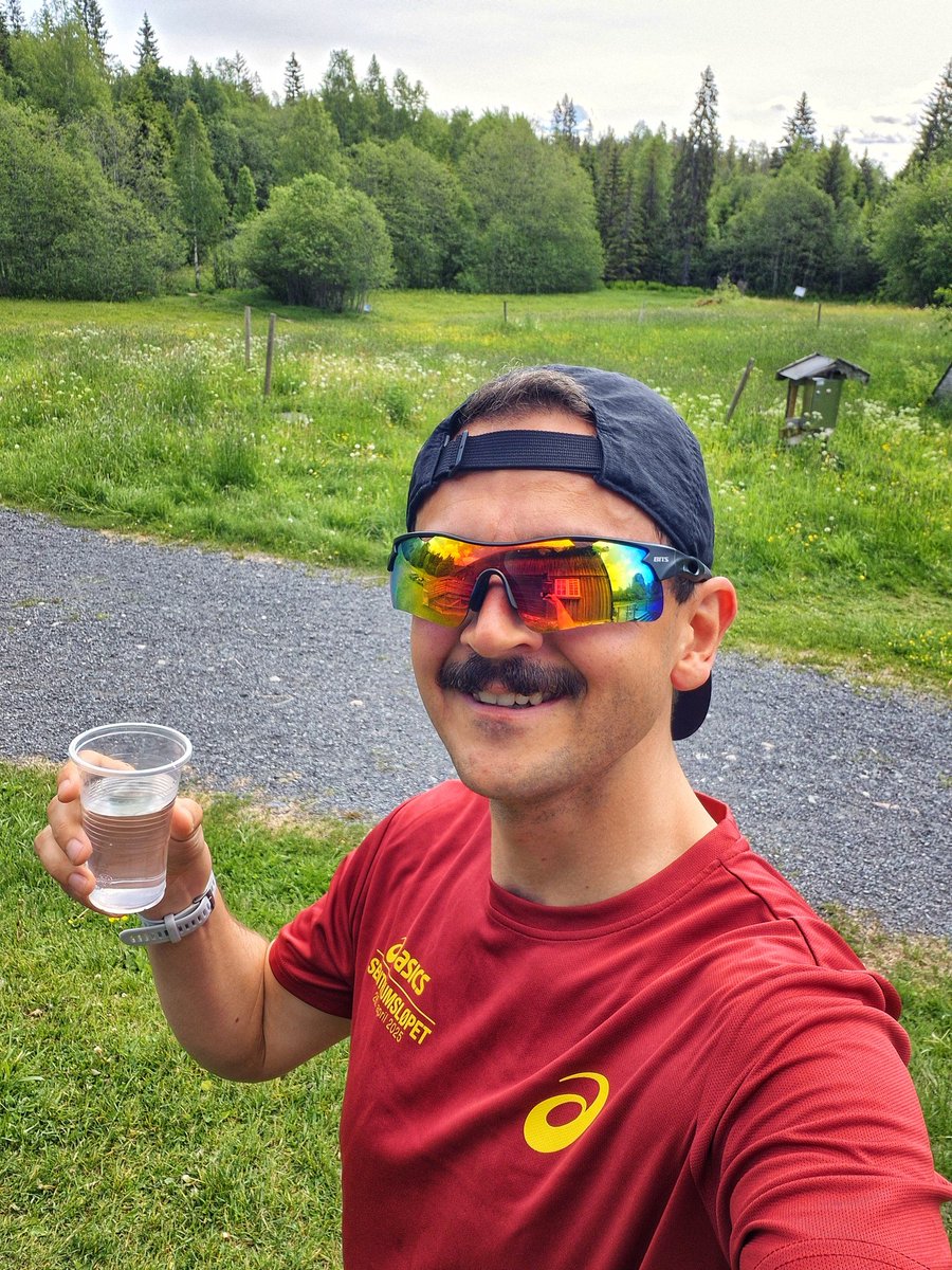 A little trail run today! Had to make a pitstop at one point for some water cause Norway is hot today 🥵🇸🇯