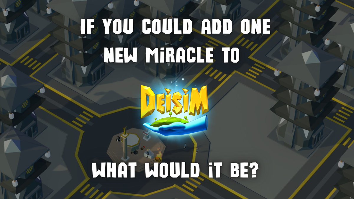 DeisimGame's tweet image. Tell us, we want to know!
#godgame #deisim #vr