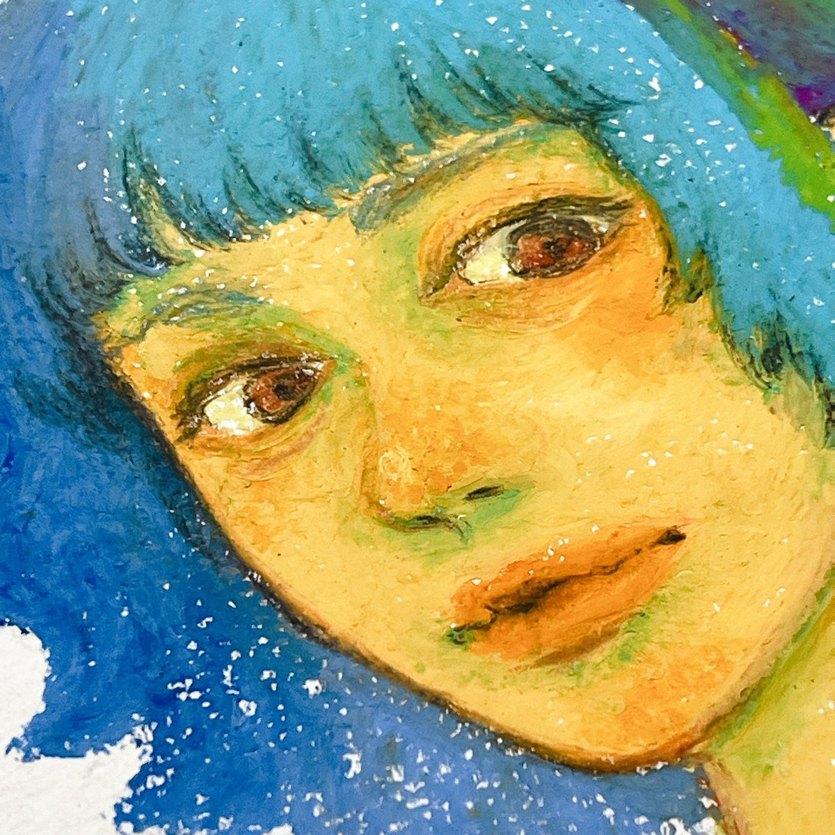すっぴんって感じ
まつ毛とツヤ足したらケバくなると思う