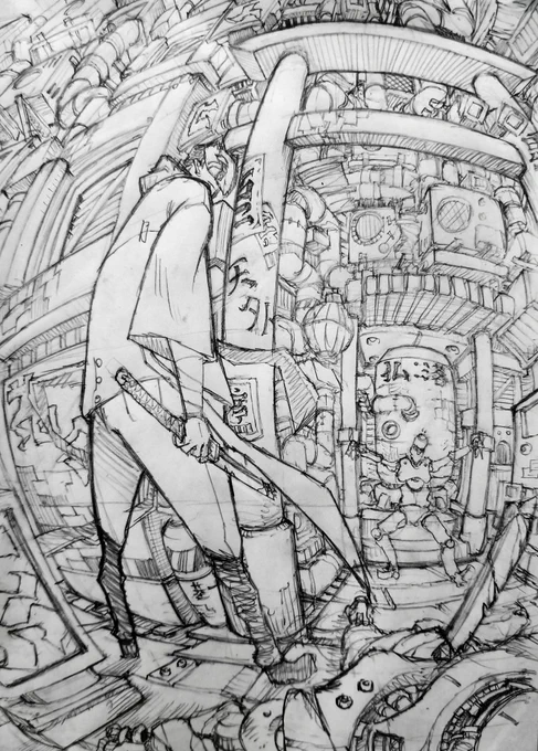 今月は色々
ラフからオムネコまでー
#今月描いた絵を晒そう 