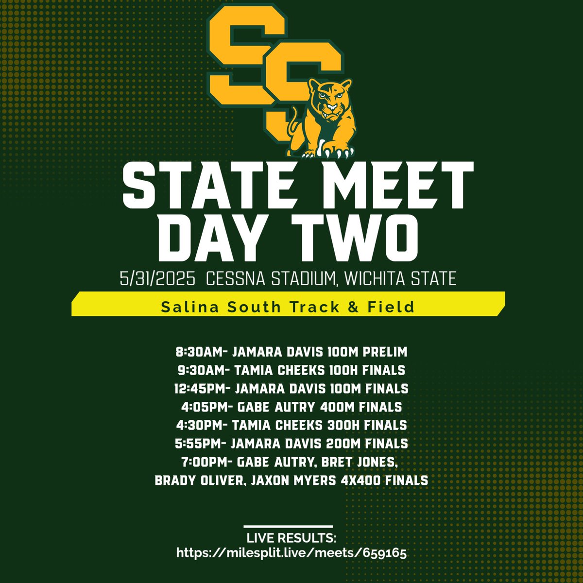 Salina South Track & Field tweet media